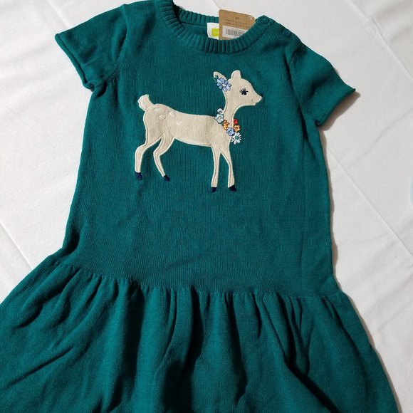 Crazy 8 Forest Magic 3T Sweater Dress NWT. - Picture 1 of 4
